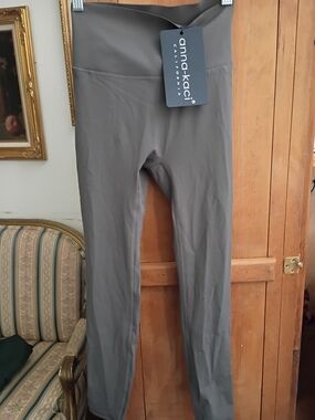 Anna-Kaci High-Waist Gray Leggings